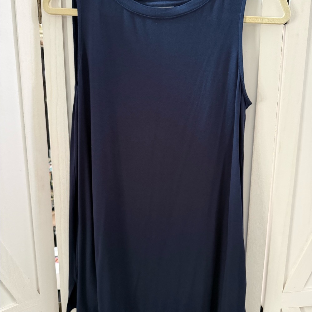 Style & Co. Navy Blue Tank Top